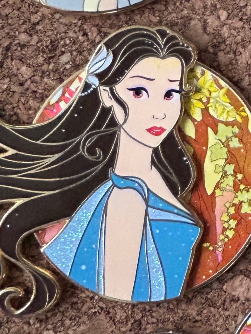 Belle as Arwen Fantasy Pin
